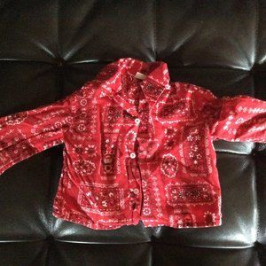 Vintage Bandana print shirt